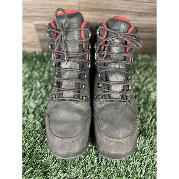 Duluth Trading Co Boots Mens 11.5 Black Spike DuluthDry Vibram Lace Up Workwear - Picture 5 of 9